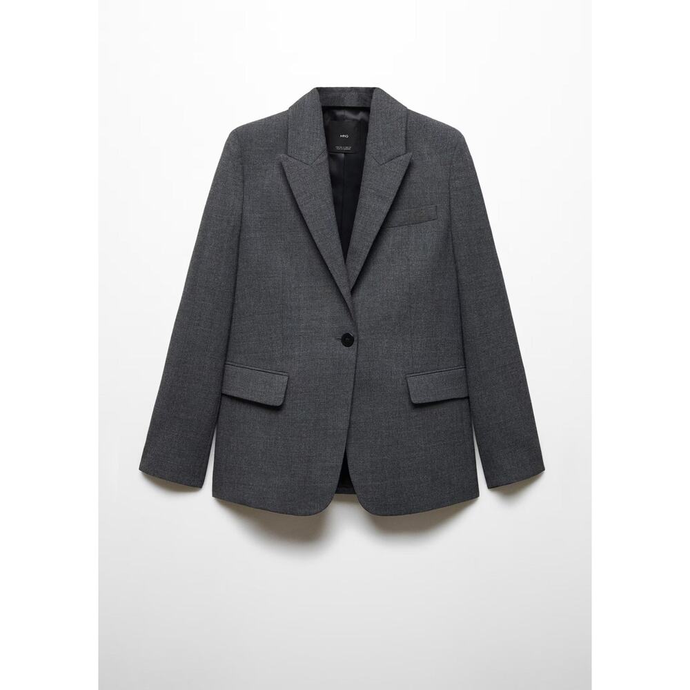 Mango Structured Suit Blazer - M - image 1